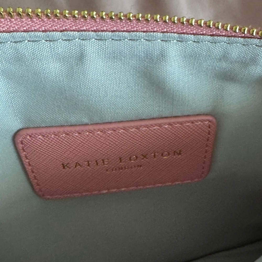 Pink Clutch with Gold Lettering - Picture 2 of 3